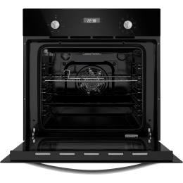 Духовой шкаф электрический Maunfeld EOEM.589B черный/серебристый, встраиваемый