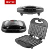 Вафельница CENTEK CT-1447,  800 Вт. ВЕНСКИЕ ВАФЛИ анти пригарное покрытие, нагрев до 220 гр (в уп. 8