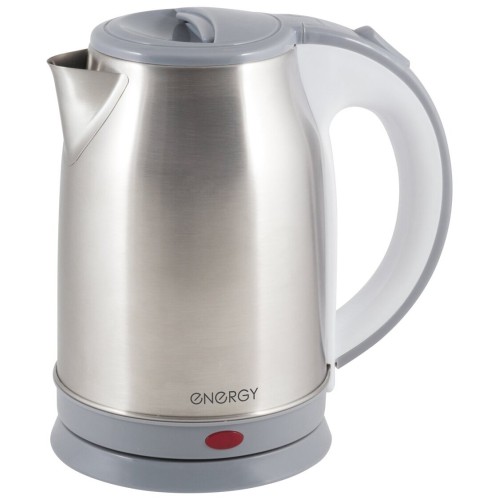 Электрочайник ENERGY E-202, нержавейка, 1,8 л, диск