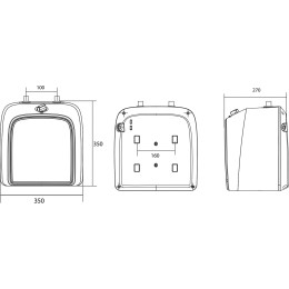 Водонагреватель HAIER ES10V-Q2(R) 1.5кВт 10л электрический настенный/белый
