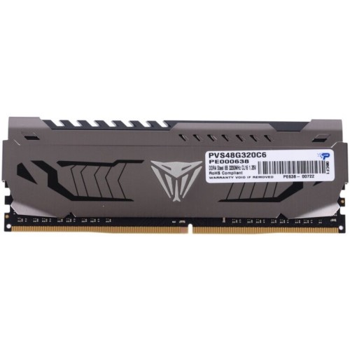 Модуль памяти Patriot V Steel 8GB 3200MHZ CL16 UDIMM SINGLE