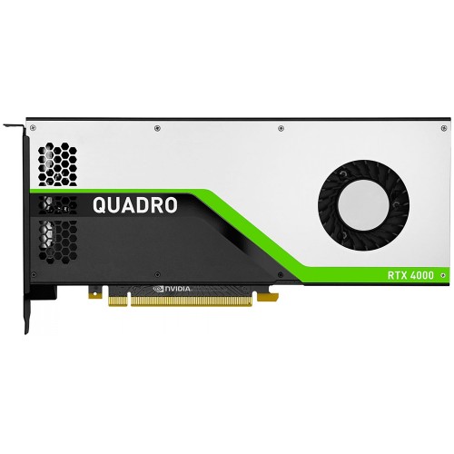 Видеокарта PNY NVIDIA Quadro RTX 4000 (Turing TU106), 8GB GDDR6/256 bit, , 3xDP, DisplayPort-DVI-D, USB Type-C, 1xStereo, 1xSync,PCI Express 3.0 16x VCQRTX4000BLK-1