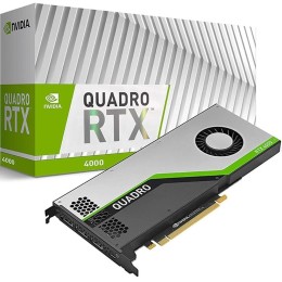 Видеокарта PNY NVIDIA Quadro RTX 4000 (Turing TU106), 8GB GDDR6/256 bit, , 3xDP, DisplayPort-DVI-D, USB Type-C, 1xStereo, 1xSync,PCI Express 3.0 16x VCQRTX4000BLK-1