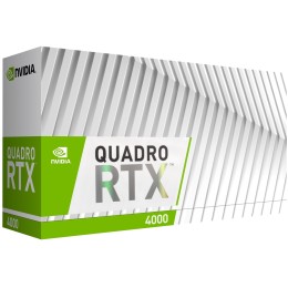 Видеокарта PNY NVIDIA Quadro RTX 4000 (Turing TU106), 8GB GDDR6/256 bit, , 3xDP, DisplayPort-DVI-D, USB Type-C, 1xStereo, 1xSync,PCI Express 3.0 16x VCQRTX4000BLK-1