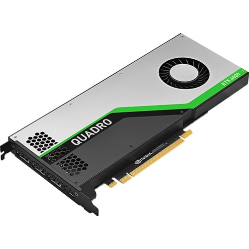 Видеокарта PNY NVIDIA Quadro RTX 4000 (Turing TU106), 8GB GDDR6/256 bit, , 3xDP, DisplayPort-DVI-D, USB Type-C, 1xStereo, 1xSync,PCI Express 3.0 16x VCQRTX4000BLK-1