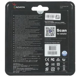 Накопитель SSD 240GB ADATA SU630SS Client SSD ASU630SS-240GQ-R SATA 6Gb/s, 520/450, IOPS 30/65K, MTBF 1.5M, 3D QLC, 50TBW, RTL