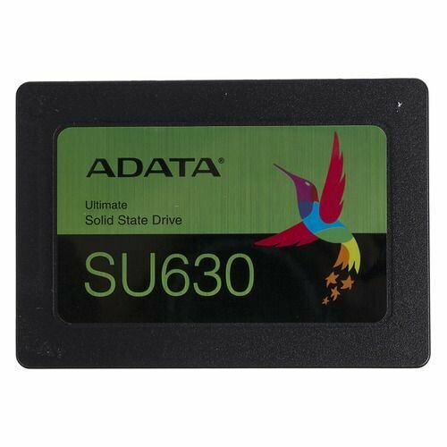 Накопитель SSD 240GB ADATA SU630SS Client SSD ASU630SS-240GQ-R SATA 6Gb/s, 520/450, IOPS 30/65K, MTBF 1.5M, 3D QLC, 50TBW, RTL