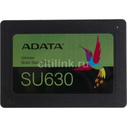 Накопитель SSD 240GB ADATA SU630SS Client SSD ASU630SS-240GQ-R SATA 6Gb/s, 520/450, IOPS 30/65K, MTBF 1.5M, 3D QLC, 50TBW, RTL