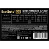 Блок питания 350W Exegate XP350, ATX, SC, black, 12cm fan, 24p+4p, 3*SATA, 2*IDE, FDD + кабель 220V с защитой от выдергивания