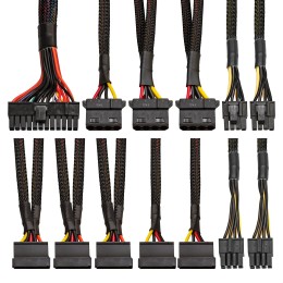 Блок питания 450W Exegate 450NPX, ATX, SC, black, 12cm fan, 24+4p, 6/8p PCI-E, 3*SATA, 2*IDE, FDD + кабель 220V с защитой от выдергивания