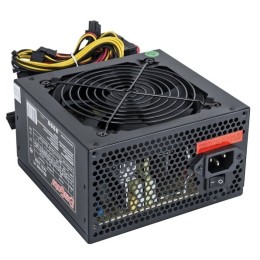 Блок питания 500W Exegate 500NPXE(+PFC), ATX, black, 12cm fan, 24p+4p, 6/8p PCI-E, 4*SATA,3*IDE, FDD + кабель 220V с защитой от выдергивания