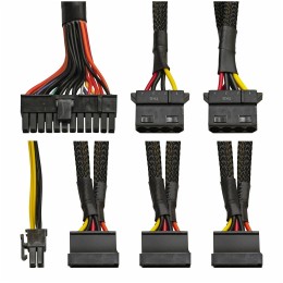 Блок питания 400W Exegate XP400, ATX, SC, black, 12cm fan, 24p+4p, 3*SATA, 2*IDE, FDD + кабель 220V с защитой от выдергивания