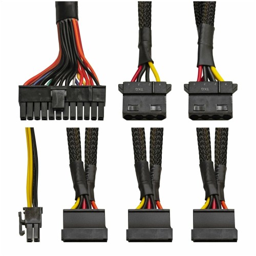 Блок питания 400W Exegate XP400, ATX, SC, black, 12cm fan, 24p+4p, 3*SATA, 2*IDE, FDD + кабель 220V с защитой от выдергивания