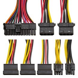 Блок питания 600W Exegate XP600, ATX, SC, black, 12cm fan, 24p+4p, 6/8p PCI-E, 3*SATA, 2*IDE, FDD + кабель 220V с защитой от выдергивания