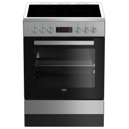 Электрическая плита BEKO FSM67320DXT серебристый стеклокерамика