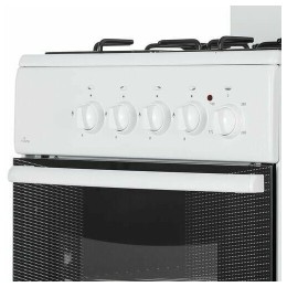 Комбинированная плита FLAMA AK 1416 W белый (без крышки) реш.эмаль