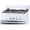 Комбинированная плита FLAMA RK 23-105 W белый (без крышки) реш.эмаль