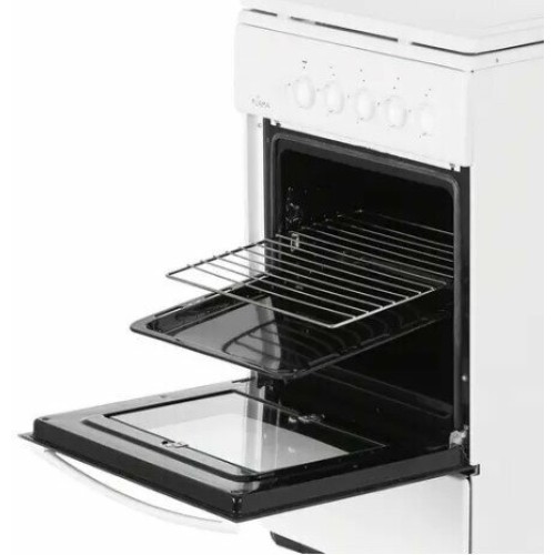 Газовая плита FLAMA FG 24023 W белый (металлическая крышка) реш.эмаль