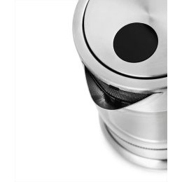 Электрочайник KITFORT КТ-647 1л. 2200Вт нержавеющая сталь/черный (корпус: стекло)