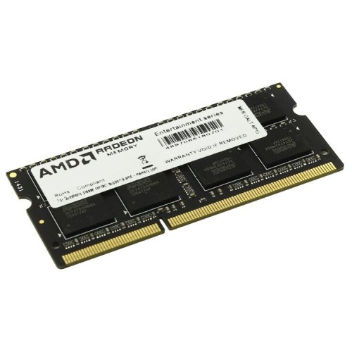 Память AMD 8GB  DDR3L 1600MHz SO DIMM R5 Entertainment Series Black R538G1601S2SL-U Non-ECC, CL11, 1.35V, Retail