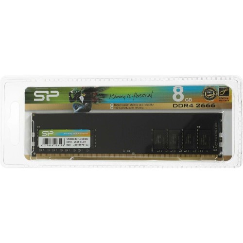 Память Silicon Power 8GB DDR4 2666МГц SP008GBLFU266B02 PC4-21300 CL19 DIMM 260-pin 1.2В single rank Ret