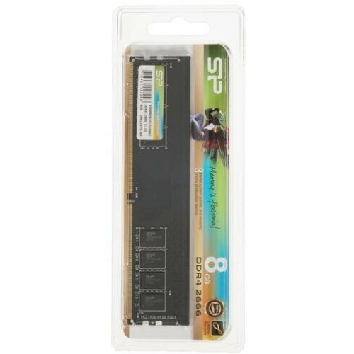 Память Silicon Power 8GB DDR4 2666МГц SP008GBLFU266B02 PC4-21300 CL19 DIMM 260-pin 1.2В single rank Ret