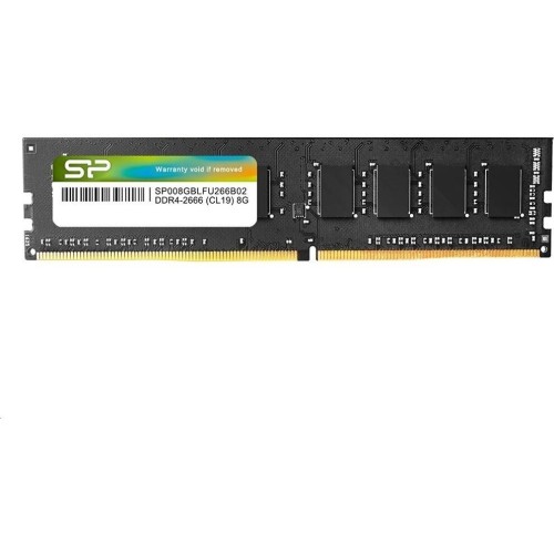 Память Silicon Power 8GB DDR4 2666МГц SP008GBLFU266B02 PC4-21300 CL19 DIMM 260-pin 1.2В single rank Ret
