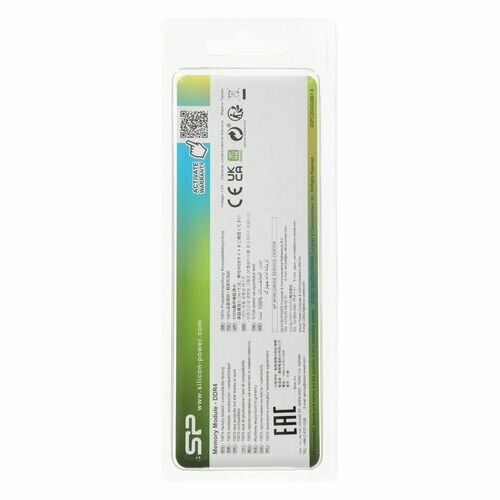 Модуль памяти Silicon Power SO-DIMM DDR4 4GB 2666МГц  CL19  512Mx16 SR
