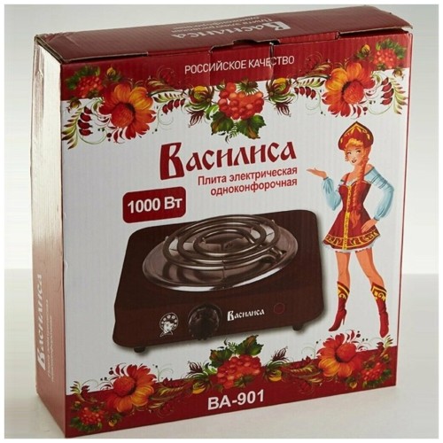 Плита электрическая ВАСИЛИСА ВА-901 коричневый