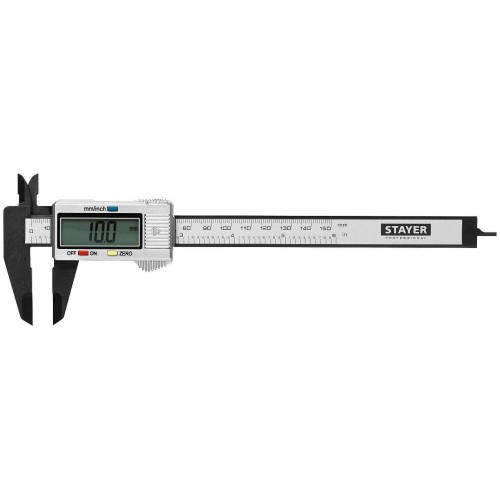 Штангенциркуль STAYER 34411-150 MASTER  электронный, шаг измерения 0,1, 150мм