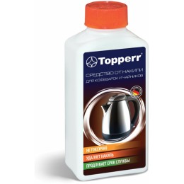 Средство от накипи Topperr 3031, Концентрированнoе средство для очистки от накипи чайников и водонагревательных приборов, 250мл, Не токсично.