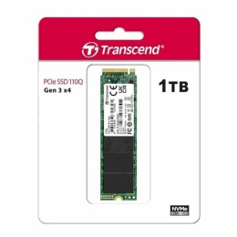 Твердотельный диск 1TB Transcend MTE110S, 3D TLC NAND, M.2 2280,PCIe Gen3x4, DRAM-less