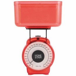 Весы кухонные HOMESTAR HS-3004М, 002795 красный, макс.нагрузка 1кг 