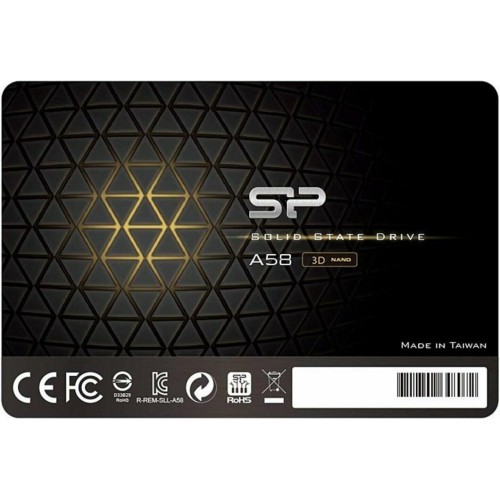SSD накопитель 2.5" Silicon Power 128GB A56 <SP128GBSS3A56B25> (SATA3, up to 560/530MBs, 3D TLC, Phison, 7mm)