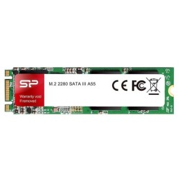 SSD накопитель 2.5" Silicon Power 256GB A56 <SP256GBSS3A56B25> (SATA3, up to 560/530MBs, 3D TLC, Phison, 7mm)