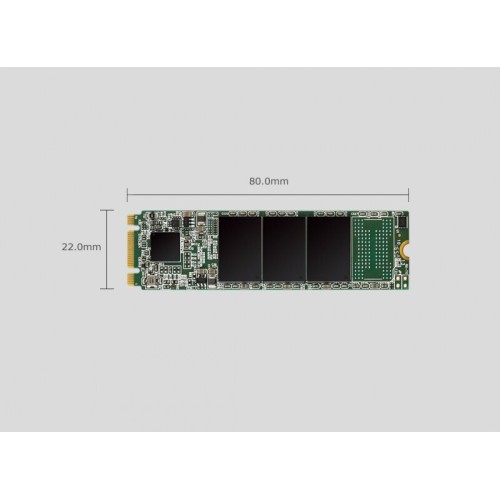 SSD накопитель 2.5" Silicon Power 256GB A56 <SP256GBSS3A56B25> (SATA3, up to 560/530MBs, 3D TLC, Phison, 7mm)