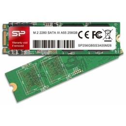 SSD накопитель 2.5" Silicon Power 256GB A56 <SP256GBSS3A56B25> (SATA3, up to 560/530MBs, 3D TLC, Phison, 7mm)