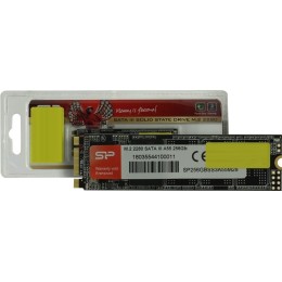 SSD накопитель 2.5" Silicon Power 256GB A56 <SP256GBSS3A56B25> (SATA3, up to 560/530MBs, 3D TLC, Phison, 7mm)