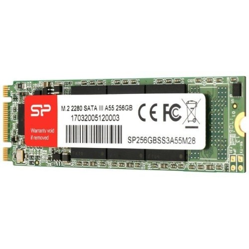 SSD накопитель 2.5" Silicon Power 256GB A56 <SP256GBSS3A56B25> (SATA3, up to 560/530MBs, 3D TLC, Phison, 7mm)