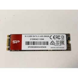 SSD накопитель 2.5" Silicon Power 256GB A56 <SP256GBSS3A56B25> (SATA3, up to 560/530MBs, 3D TLC, Phison, 7mm)