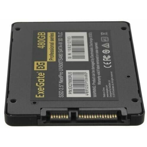Накопитель SSD ExeGate EX276683RUS UV500NextPro 2.5"  480 GB SATA-III 3D TLС