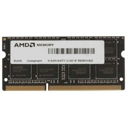 Модуль памяти AMD Radeon™ SO-DIMM DDR3 8GB 1600 R5 Entertainment Series Black R538G1601S2S-U Non-ECC, CL11, 1.5V, RTL