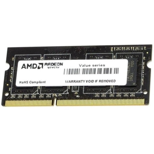 Модуль памяти для ноутбука 8GB AMD Radeon™ DDR3 1333 SO DIMM R3 Value Series Black R338G1339S2S-U Non-ECC, CL9, 1.5V, RTL
