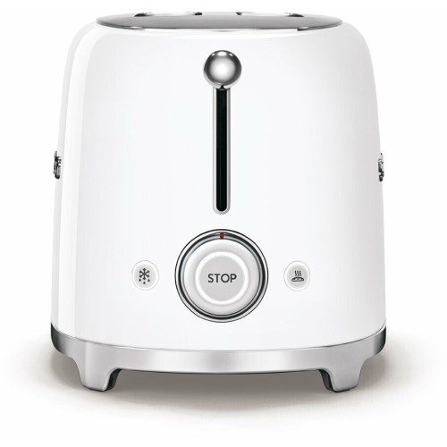 Тостер SMEG TSF01WHEU корпус из нержавеющей стали, 6 уровней поджари