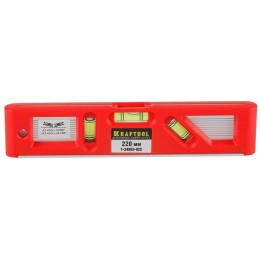 Уровень KRAFTOOL 1-34863-022  ''pro'' ''director level'' с магнитом 3 ампулы 220мм
