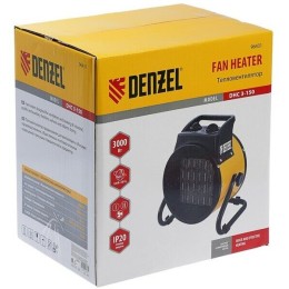 Тепловая пушка DENZEL 96431  3кВт 150м3/ч 30м2 2.75кг