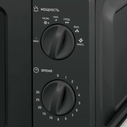 Микроволновая печь BBK 17MWS-782M/B черный, 17л, 700Вт, соло, механическое управление