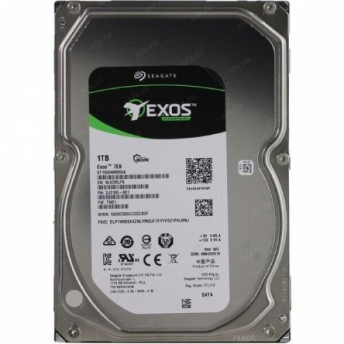 Жесткий диск HDD 10TB Seagate SkyHawk ST10000VE0008 3.5" SATA 6Gb/s 256Mb 7200rpm для систем видеонаблюдения