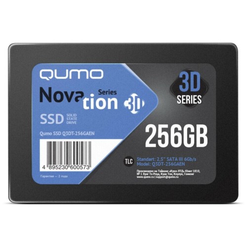 SSD накопитель QUMO 256GB QM Novation Q3DT-256GAEN {SATA3.0}