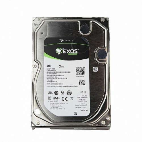 Жесткий диск HDD SATA Seagate 6Tb, ST6000NM021A, Exos 7E8, 7200 rpm, 256Mb buffer (аналог ST6000NM0115)